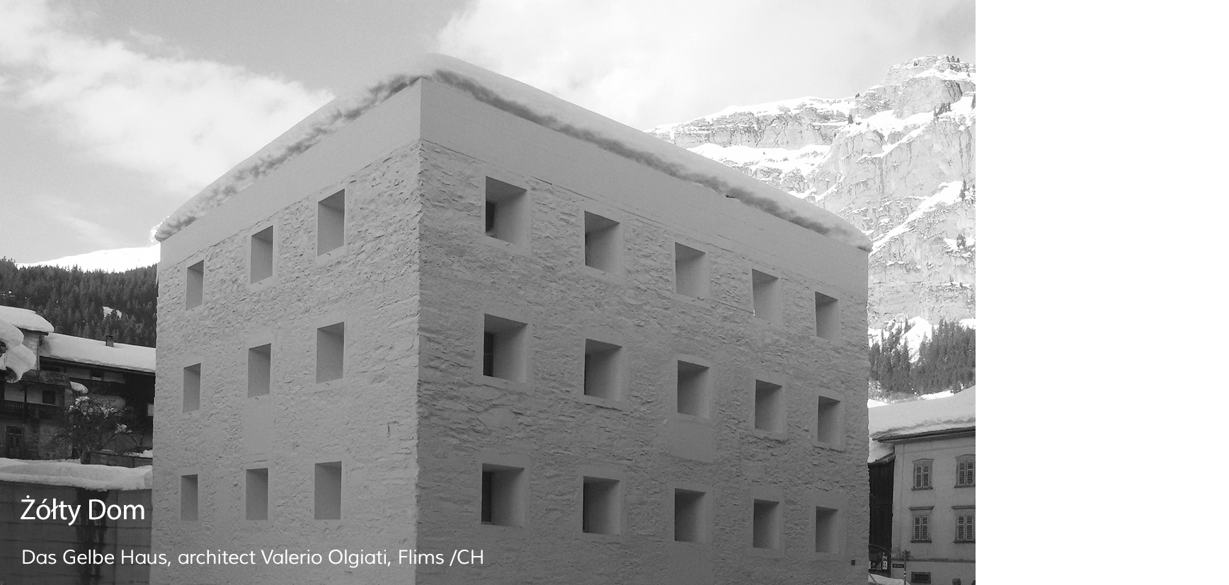 Żółty Dom, Flims, Ch