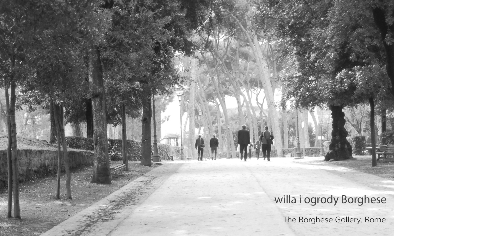 Willa i ogrody Borghese  Rzym